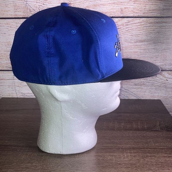 Ecko Unltd 72 Puff Paint Flat Brim Baseball Cap Hat Large Fitted - Picture 7 of 11